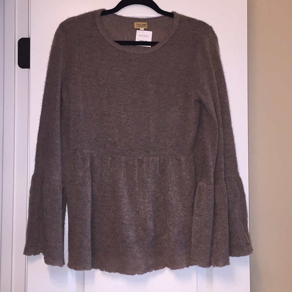 Grey/Brown Long Sleeve Shirt